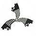Prosea Surfing Fins FCS Base Carbon G5 Size Grey Surfboard Thrusters Made of Cabon Fiberglass and Honeycomb with 1 Key& 6 Scrws