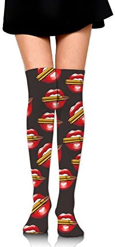 Bullet Gun Weapon Funny Womens Winter Fashion Stockings Over Knee High Socks