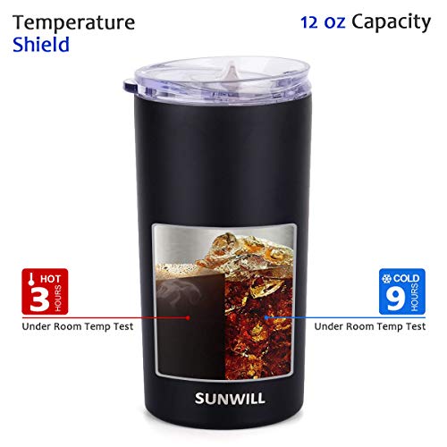 2 SUNWILL+Tumbler+Insulated+Stainless+Beverages