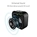 MIFA Bluetooth Speakers, A1 Portable Wireless Soundbox, IP56 Dustproof Waterproof, 12-Hour Playtime, Built-in Mic, TF Card Slot, Loud DSP Sound Enhanced Bass, Woven Fabric Black