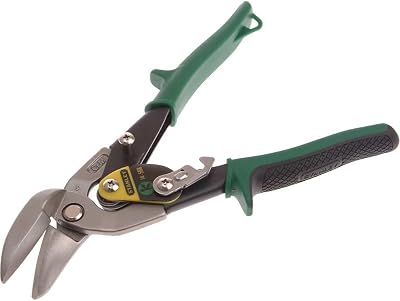 Stanley 2-14-568 Aviation Snip Offset Right Cut 25cm Metal Shears