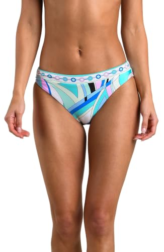 Sunshine 79 Women's Hipster Bikini Swimsuit Bottom, Seafoam//Studio Swirl, 12 at Amazon