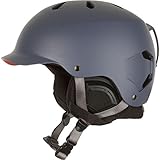 Bern Watts EPS Helmet - Men's Matte Navy Blue / Black L/XL