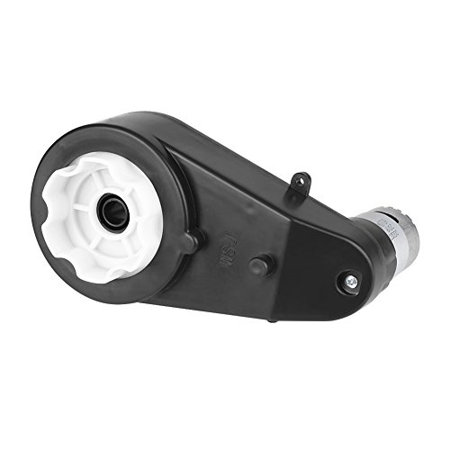 Akozon 20000/30000 RPM Gearbox with 6V/12V Motor, Electric Motor with Gear Box for Kids Power Wheels, Universal RS550 Drive Engine for Kids Carriage(12V 30000RPM)