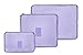6 sets travel Organizers Packing Cubes Luggage Organizers Compression Pouches (Cherry purple)