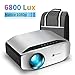 Mini Projector, GooDee YG230 Video Projector, LED Portable Home Theater Projector 1080P Supported, Compatible with PS4, PC via HDMI, VGA, TF, AV and USB, for Kids