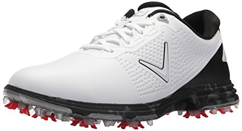 Callaway Men's Coronado Golf Shoe, White/Multi, 9.5 W US