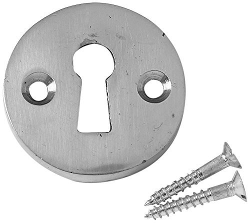 Merriway BH03012 Victorian Open Escutcheon, 35mm (1.3/8 inch) Dia. Polished Chrome