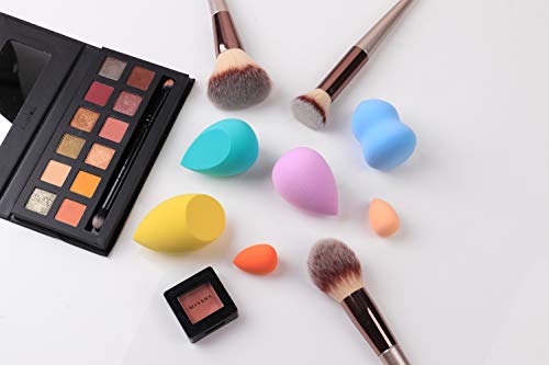 FAMILIFE 6PCS Makeup Sponge Set, Super Soft Beauty Sponge, Suitable for Liquid Cream and Powder Multi-colored, Makeup Sponges - Thumbnail 3
