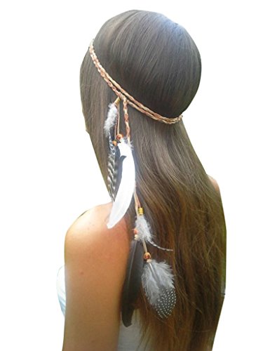 Blank k 3 functions feather hair band,boho chic hairban…