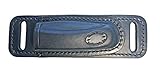 Western Images Leatherworks, Inc for Buck 110 Horizontal Leather Sheath for Small of Back Carry Left Handed. Fits Buck 110 only. Available in Brown or Black. Custom Friction fit. Made in The USA