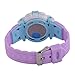 LinTimes LED Digital Waterproof Watch for Girls Multifunction Outdoor Sport Electronic Wrist Watch Purple