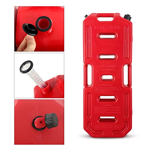 Gas Can, AAIWA 5.28 Gallon Portable Spare Fuel Oil Petrol Diesel Gas Storage Tank for Off Road Car SUV ATV Motorcycle, 20L - Thumbnail 3