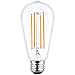 LETO ST64 Vintage LED Edison Bulbs Filament Light Bulb Dimmable [edison style][Energy Saving 4W LED- 40W Equivalent ][UL Listed][2200K Warm]E26 Based [led bulb home]-1Pack