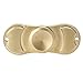 Fidget Hand Finger Spinner Metal Toy Time Killer for ADD, ADHD, Anxiety, and Autism Adult Children (Gold-Copper)