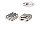 USB Female Port Connector, Conwork 10-Pack Straight Jack Solder USB Repair Replacement Adapter