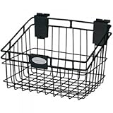 Suncast Storage Trends Black Metal Basket (8 x 12)
