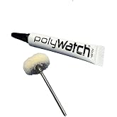 PolyWatch Plastic Watch Crystal Scratch Remover Polish Tool with Mounted String Buff Soft Polishing
