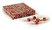 DA VINCI 16 mm 6 Sided Translucent Red, Blue, or Green Gaming Dice in Bulk with Rounded Corners (200 Dice, Red)
