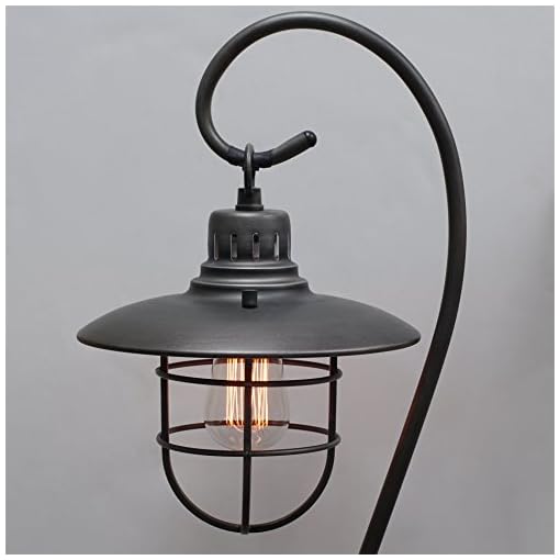 Kira Home Lantern 58 Industrial Nautical Floor Lamp 6w Bulb