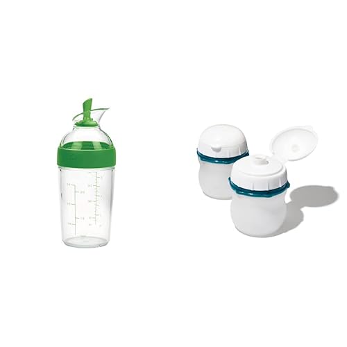 OXO Good Grips Little Salad Dressing Shaker + OXO Good Grips Prep & Go  Leakproof Silicone Squeeze Bottle (2 Pack) in Kenya | Whizz Salad Shakers