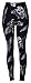 PLUS SIZE Printed Brushed Leggings (Roaming Skulls)