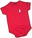 Star Trek Engineering & Security Red Uniform Infant One-Piece Snapsuit