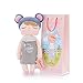 Me Too Angela New Design Stuffed Bunny Baby Plush Rabbit Doll Gifts for Girls 12 inches Pudding Style