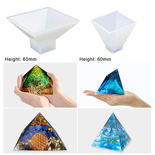 3 Pyramid+Silicone+LETS+RESIN+Decoration