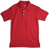 French Toast Short Sleeve Pique Polo Boys Red 8