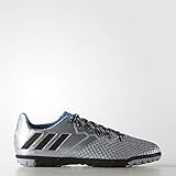 adidas Performance Kids' Messi 16.3 Turf Soccer Cleats, Silver Metallic/Black/Shock Blue, 2 M US Little Kid