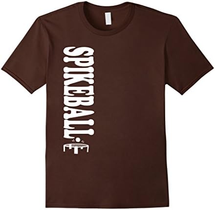 Mens SmileteesSports Cool Spikeball Art T-shirt XL Brown