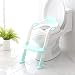 Potty Training Seat with Step Stool Ladder,SKYROKU Potty Training Toilet for Kids Boys Girls Toddlers-Comfortable Safe Potty Seat with Anti-Slip Pads Ladder (Blue) primary