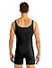winying Mens One Piece Lycra Sleeveless Vest Tank Top Leotard Gymnastics Bodysuit Wrestling Singlet Jumpsuit