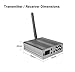 TP-WIRELESS 2.4GHz Long Range Digital Wireless HDCD Audio Adapter Music for Subwoofer and Active Speaker (3000ft 1 Transmitter and 1 Receiver)thumb 1