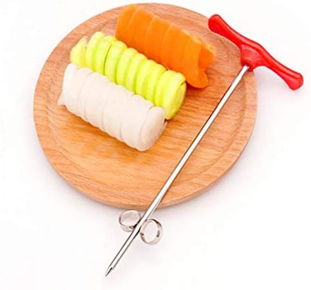 Vegetables Spiral Screw Slicer Carving Tool Potato Carrot Cucumber Salad Chopper Manual Cutter