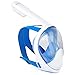 DIVELUX Snorkel Mask - Snorkeling Gear for Adults and Kids - Full Face Snorkeling and Diving Mask with 180° Panoramic Viewing - Longer Ventilation Pipe, Anti Fog & Anti Leak, (Green, L/XL)