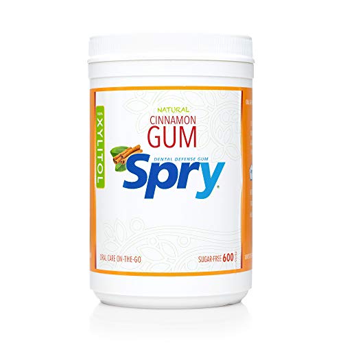 Spry Xylitol Gum, Natural Cinnamon, 600 Count