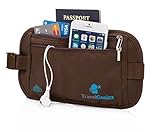 Money Belt Waist Pack and Passport Holder Travel Accessory for Men and Women