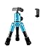 ZOMEI ZM-HR-CK30-Blue-01 Lightweight Compact Aluminum Alloy Mini Desktop Tabletop Tripod with 360 Degree Panoramic Ball Head and Quick Release Plate for Canon Nikon DSLR Cameras, Blue