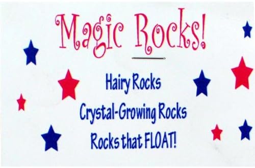 Magic Rocks 3 Piece Kit. Rocks That Float, Grow Crystals, and Are Magnetic