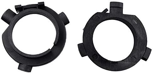 YUNPICAR H7 LED Headlight Bulb Clips Retainers Holder Socket Adapter for KIA K3 K4 K5 Santa Fe SportageR Sorento Coupe Grand Hyundai Sonata9 Coupe Veloster(2PCS)