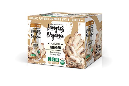 Langers Organic Flavored Sparkling Water, Ginger, 12 Ounce (Pack of 8) - Thumbnail 5