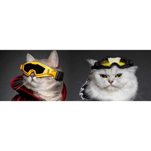 Croci Horizon Yellow M Sunglasses for Pets 1 Count 21 g