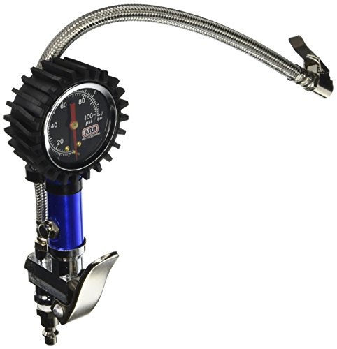 Arb arb605 blue inflator with gauge and braided hose