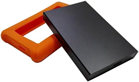 [Support UASP] YKEY Aluminum Metal USB 3.0 to SATA 2.5 Inch Portable External Hard Drive Disk Enclosure Case Box for 2.5" 9.5mm 7mm HDD SSD with Type A to Micro B Male Cable (Black)