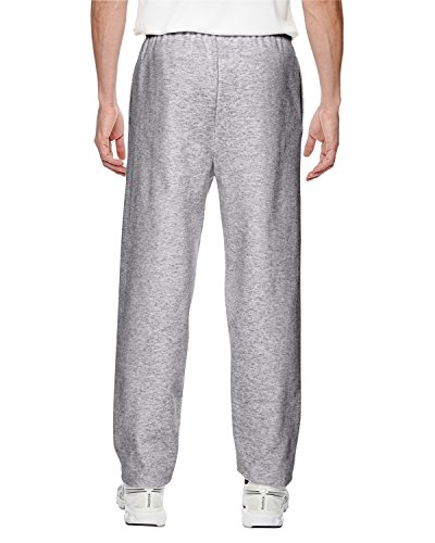 Champion Men's Cotton Max Fleece Pant, Athletic Heather (X-Large)