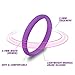 COOLOO Silicone Wedding Ring for Women, [10 Packs] Thin Stackable Braided Rubber Wedding Bands, Comfortable Durable, Affordable Fashion Elegant, Skin Safe