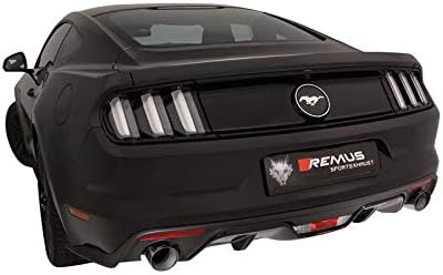 Remus Duplex 206715 0500LR Exhaust Silencer Sound Controller Tail Pipe 102 mm Slanted Chrome-Plated