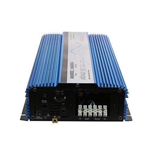 AIMS Power 1000 Watt Pure Sine Inverter with Selectable 25/55 Amp Charger & Automatic Transfer Switch